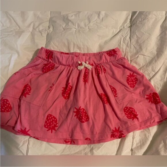 Pink Knit Skort with built in shorts elastic waistband. Strawberry Kids Small - Picture 1 of 3